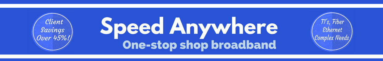 T1 service, Ethernet service, & Fiber service banner